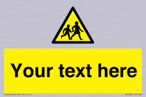 Custom Warning children Sign